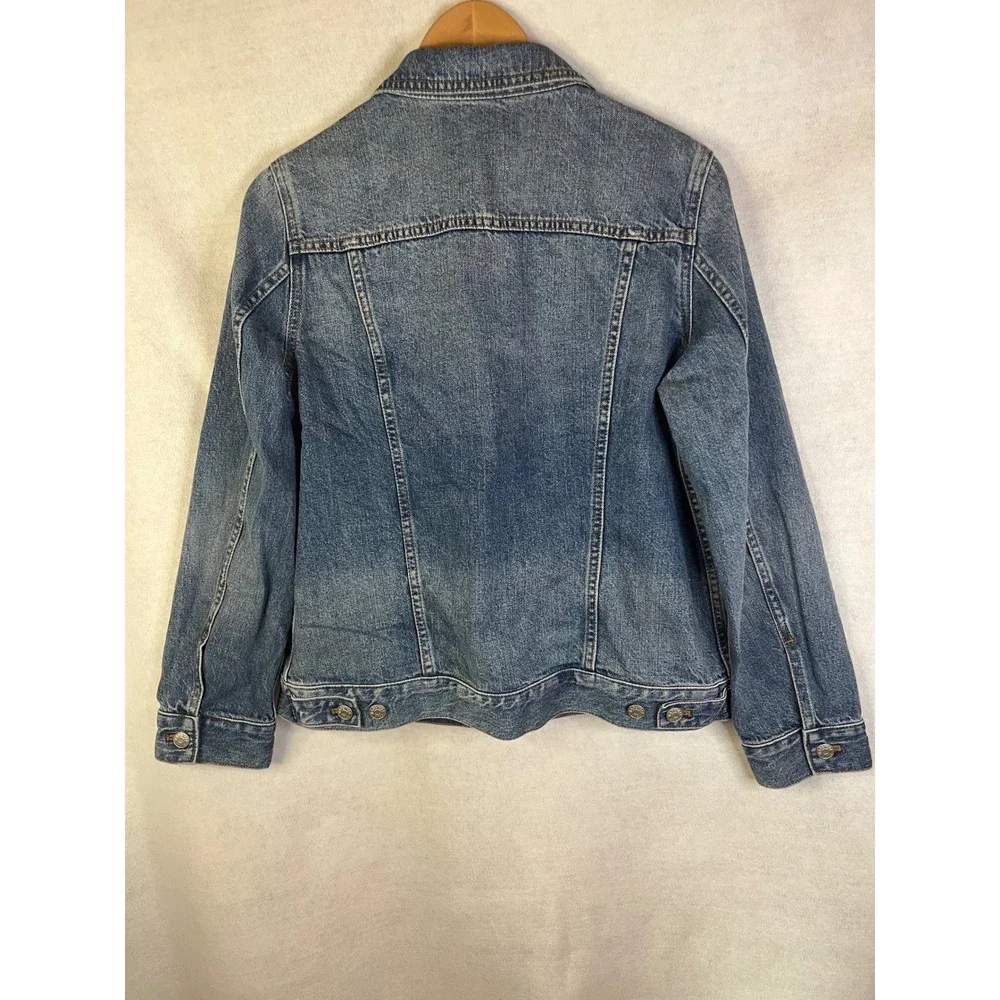 Madewell Jean Jacket Classic Indigo Blue Denim Sz L NWT